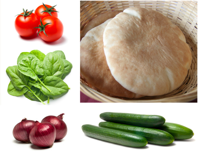 Pita Salad Bowl_ingredients