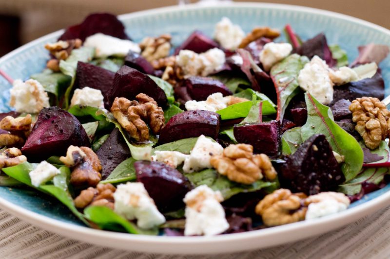 Everything_soulful_Beet-goats-cheese-and-walnut-salad