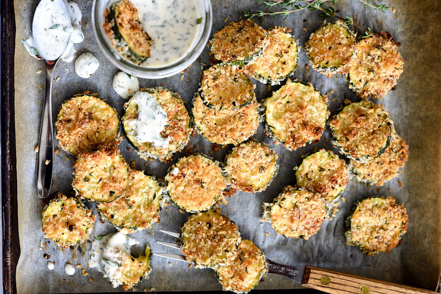 Baked Zucchini Parmesan Crisps – EVERYTHiNG SOULFuL