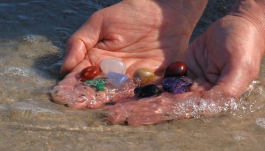 Cleansing Your Crystals with Mother Nature